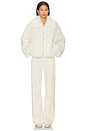 view 4 of 4 Kallie Faux Fur Jacket in Cream