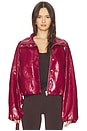 view 1 of 5 Selena Jacket in Cherry
