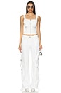 view 5 of 5 Levi Cargo Pants in White