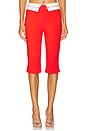 view 1 of 6 Miranda Capri Pants in Red