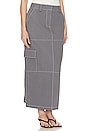 view 2 of 4 Laikon Cargo Maxi Skirt in Navy