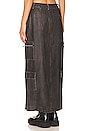 view 4 of 5 JUPE MAXI CARGO AVERY in Vintage Black