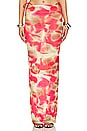 view 1 of 4 Maddi Maxi Skirt in Red Print