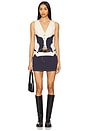 view 5 of 6 x REVOLVE Donella Micro Skirt in Navy
