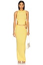 view 5 of 6 x REVOLVE Calyssa Maxi Skirt in Butter
