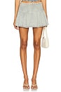 view 1 of 6 Davia Micro Skirt in Light Denim