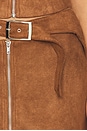 view 6 of 6 Regina Mini Skirt in Chocolate