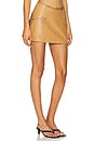 view 2 of 6 Ayden Micro Skirt in Tan