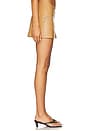 view 3 of 6 Ayden Micro Skirt in Tan