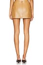 view 4 of 6 Ayden Micro Skirt in Tan