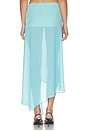 view 4 of 6 JUPE MARILYN SHEER  in Light Aqua