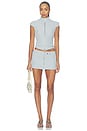 view 6 of 6 Brynn Micro Skirt in Ice