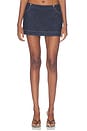 view 2 of 7 Travis Micro Skirt in Indigo