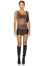 view 5 of 6 Mariah Top in Brown