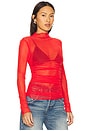 view 2 of 4 Nina Top in Red