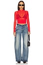 view 4 of 4 Nina Top in Red