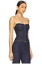 view 2 of 4 Alix Corset in Dark Denim