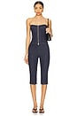 view 4 of 4 Alix Corset in Dark Denim