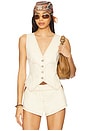 view 1 of 4 x REVOLVE Donella Vest in Cream