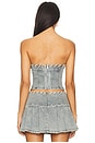 view 3 of 4 Davia Corset in Light Denim