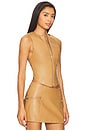 view 2 of 4 Ayden Vest in Tan