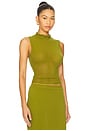 view 2 of 4 Imani Top in Pear Green