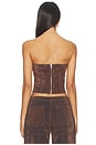 view 3 of 4 ТОП AZALEA CORSET in Chocolate