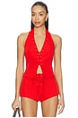 view 1 of 4 Mila Top in Red