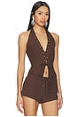 view 2 of 4 Mila Top in Chocolate