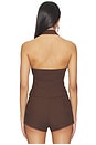view 3 of 4 Mila Top in Chocolate