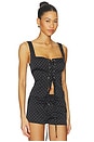 view 2 of 5 Emmeline Top in Black Spot