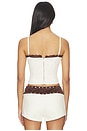 view 3 of 4 x REVOLVE Onyx Corset Top in Cream