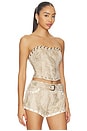 view 2 of 4 Juno Corset Top in Bronze