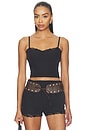 view 1 of 4 Onyx Corset Top in Black