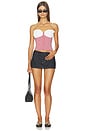 view 4 of 5 Sunniva Corset Top in Cherry