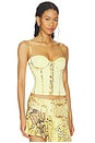 view 2 of 4 Ayana Corset Top in Lemon