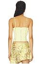 view 3 of 4 Ayana Corset Top in Lemon