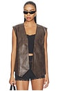 view 2 of 4 Rhys Vest Top in Cocoa