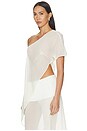 view 3 of 5 Marilyn Sheer Top in Ivory