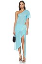view 5 of 5 Marilyn Sheer Top in Light Aqua