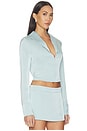 view 2 of 4 x REVOLVE Myka Shirt in Ice Satin