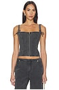 view 1 of 4 Santal Top in Pinstripe