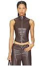 view 1 of 4 x REVOLVE Stella Vest in Chocolate