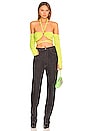 view 5 of 4 Lumi Crop Top in Light Green