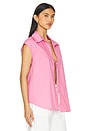 view 2 of 4 Andi Sleeveless Shirt in Pink