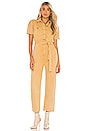 view 1 of 3 The Vincent Jumpsuit in Gold Rush