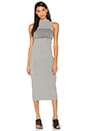 view 1 of 4 Slice Panel Knit Dress in Grey