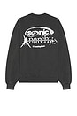 view 1 of 3 Sonic Anarchy Crewneck Sweatshirt in Washed Black