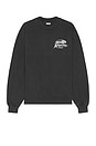 view 2 of 3 Sonic Anarchy Crewneck Sweatshirt in Washed Black