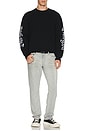 view 5 of 5 Cropped Knit Sweater in Black